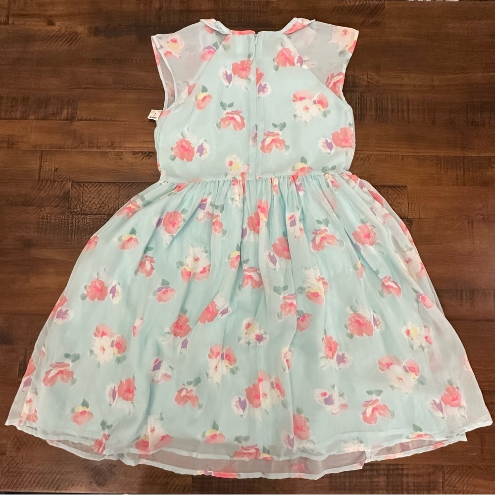Oshkosh B'gosh Toddler Girls Floral Dress Size 14 NEW Ruffle - Picture 5 of 6